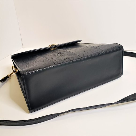 90s/00s Unusual Retro Design Salmon Fish Leather Handbag - Picture 6 of 10